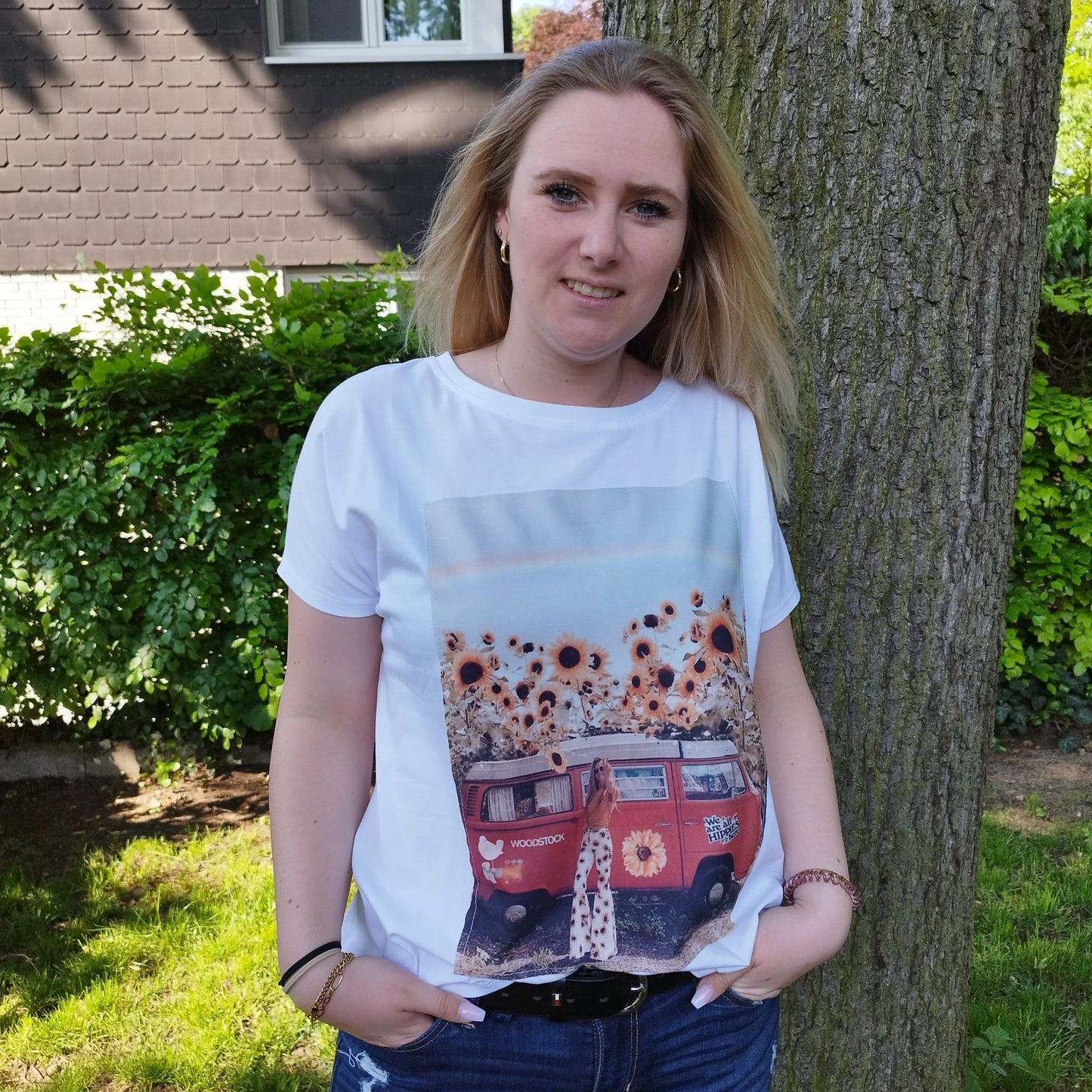 T-Shirt mit Aufnäher