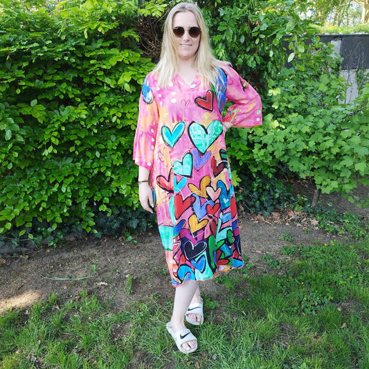 Sommerkleid Heart mit Taschen