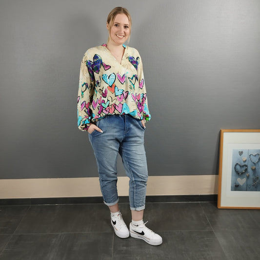 Jeanshose mit Gummizug