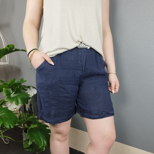 Short in blau